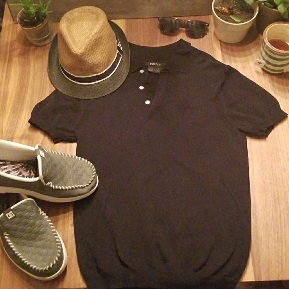 Mens Button-up Collared Tee